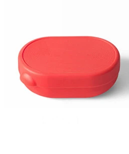 Travel Drain Soap Box Creative Handmade Soap Holder Wash Soap Tray 47g Bathroom Products Soap Box - Цвет: Red
