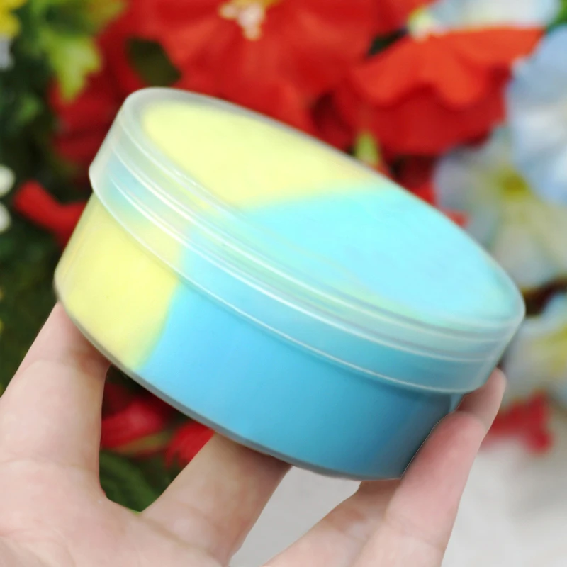 Happy monkey 20 шт./лот 100 мл Slime Box Контейнер пластиковый ящик для хранения с крышками для пушистое облако прозрачные клейкие аксессуары игрушки