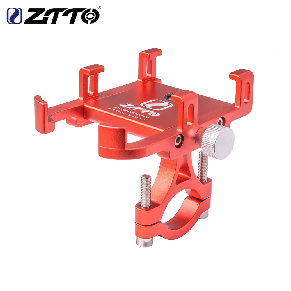 Z-83 RED ZTTO велосипедный держатель мобильного телефона полное покрытие мотоцикла Универсальное крепление-адаптер для «22,2 31,8 25,4 руль MTB держатель мобильного телефона для шоссейного велосипеда M365 - Цвет: Z-83 RED