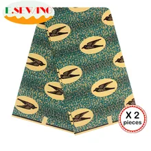 Африканская восковая ткань с принтом Анкара для шитья Анкара африканская ткань 12 ярдов нигерийская хлопковая ткань Гана для платья 81040