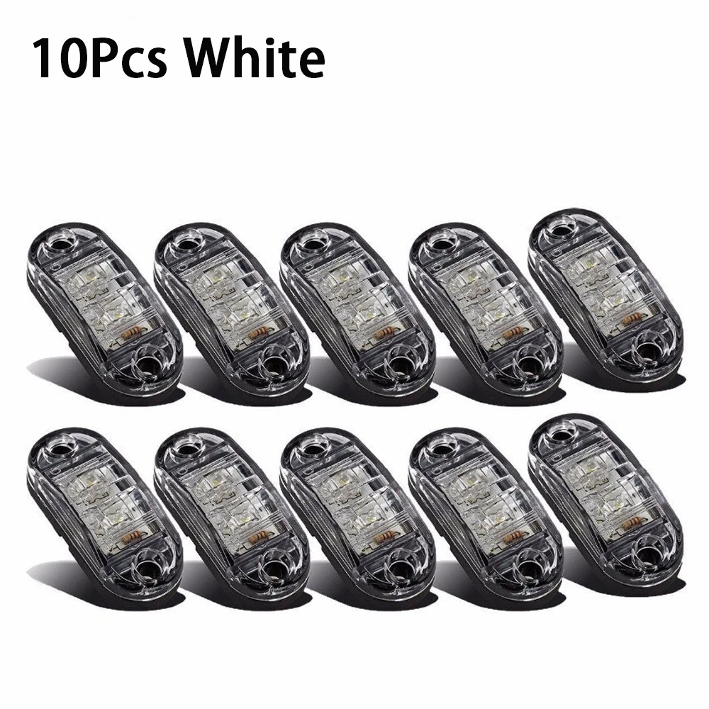 ตัวเลือกสินค้า แผ่นไฟ LED แจ้งเตือน 10 ชิ้น สำหรับรถบรรทุกพ่วง
