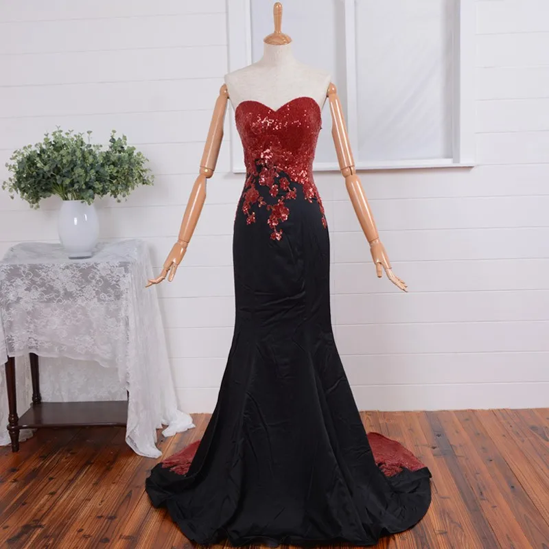 Vestido de festa, платье для выпускного вечера, сексуальное платье, новинка, стильное, милое, красное, с блестками, с аппликацией, на спине, официальное платье подружки невесты