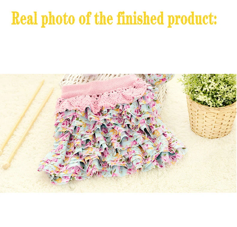 Шифоновая трасса 200 г мягкая толстая пряжа для вязания юбки детский кружевной