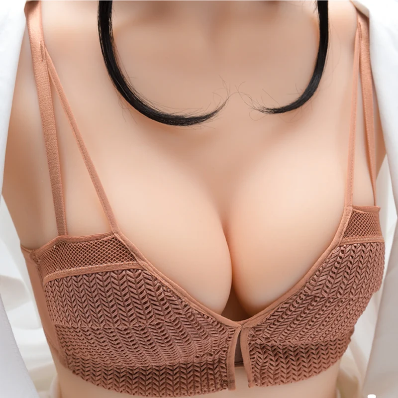 Японское нижнее белье с небольшой грудью женское цельное бесшовное стальное