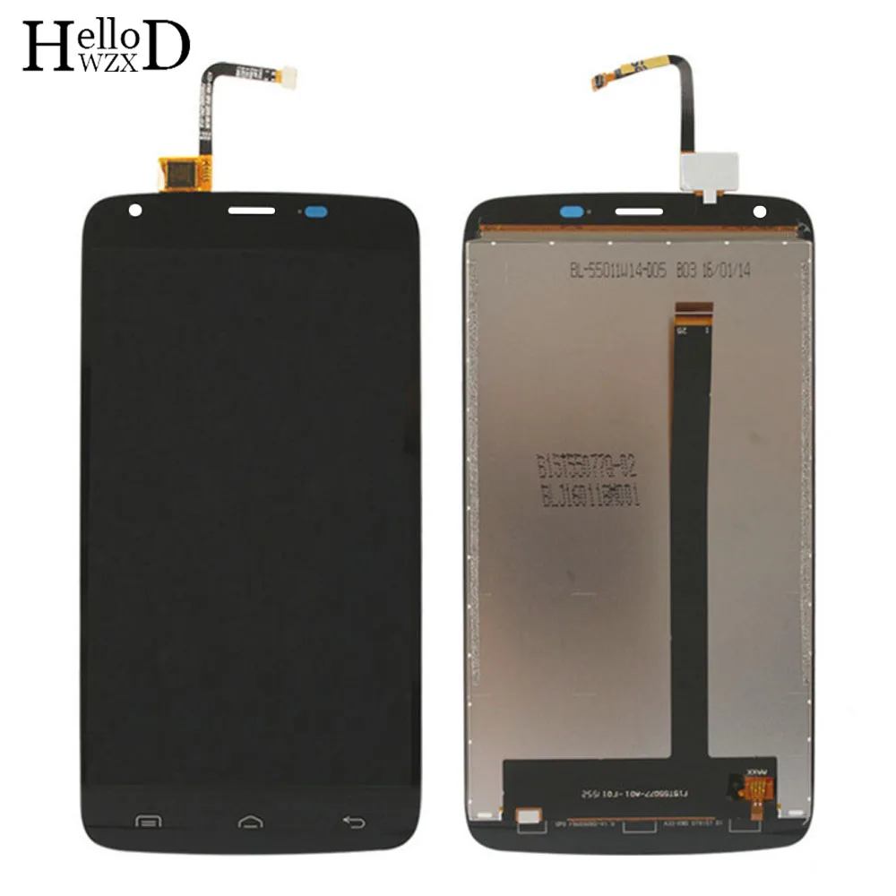 5.5'' Mobile Phone LCD Display Glass For Doogee T6 Front Touch Screen Digitizer Panel Lens Sensor Frame | Мобильные телефоны