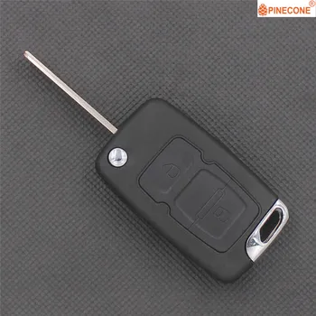 

PINECONE for GEELY EMGRAND EC715 EC718 GLEAGLE GX7 ENGLON SC7 SX7 Car Key Case 2 Buttons Uncut Left Blade Remote Key ABS Shell