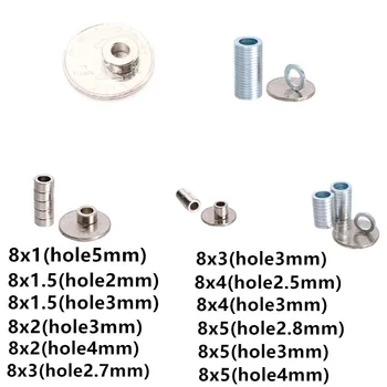 

Neodymium Magnet 8x1 8x2 8x3 8x4 8x5 NdFeB Round Super Powerful Strong Permanent Magnetic imanes ndfeb ring magnet ring magnet