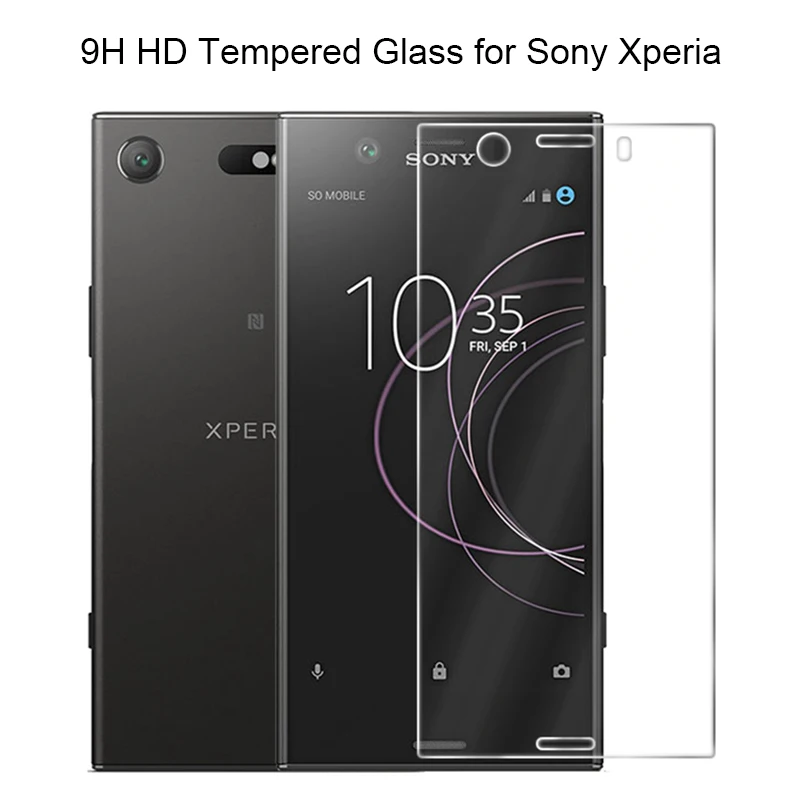 2 шт. Защитная пленка для экрана для sony Xperia X Performance XA Compact HD 9 H, Защитное стекло для sony XA2 Plus XA3 XA1 Ultra glass