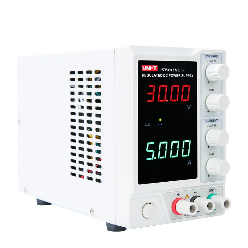 UNI-T постоянного тока Регулируемый Питание UTP3313TFL-II/UTP3315TFL-II регулируемый 4-цифровой, цифровой светодиодный Дисплей переключение Питание