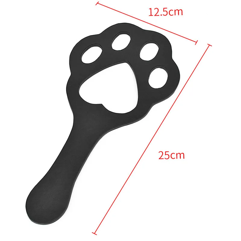 25CM pu Leather Paddles Whip Leather Spanking Flogger Role Play Horse Riding
