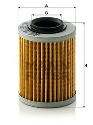 Фильтр масляный мотоциклаAprilia Motorcycles MANN-FILTER MH63/1