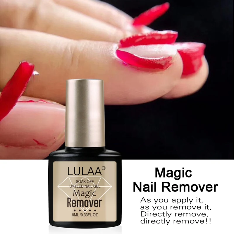 

Magic Nail Polish Remover Removes Soak Off Gel Polish Practical Nail Glue Nail Polish Removal Gel Liquid