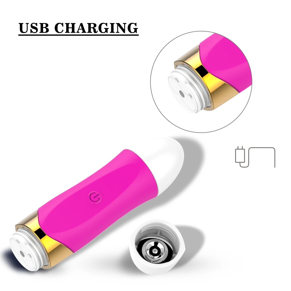 USB рот Секс Вибратор G Spot AV Вибрация Силиконовый водонепроницаемый эротическая