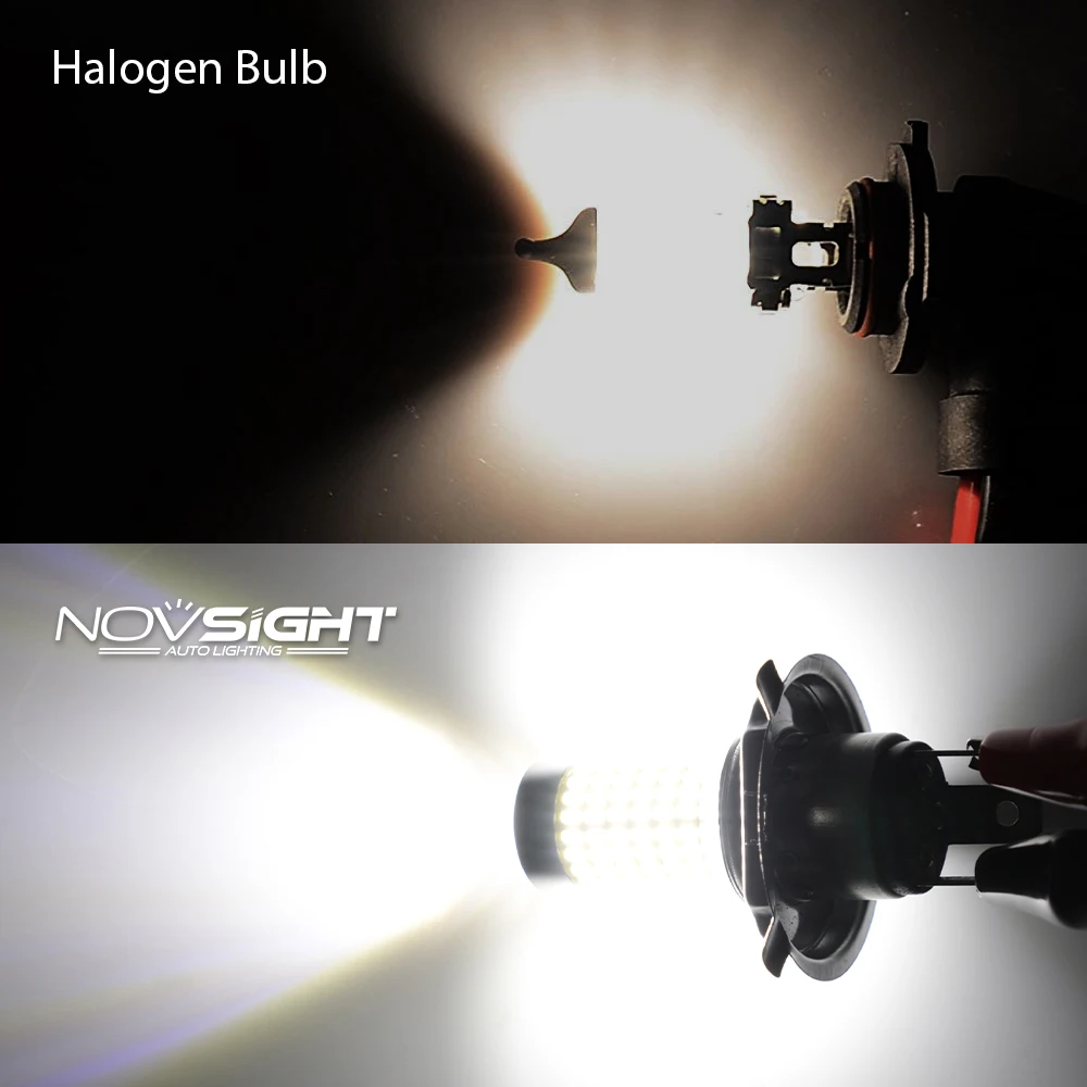 NOVSIGHT 1200LM 6500K тормозные огни парковочные огни 12В 10 Вт светодиодный проектор светодиодный свет 144 SMD задние фонари лампа Резервное копирование Фары заднего хода