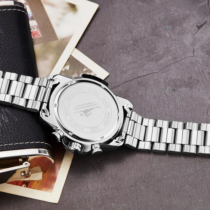 Gorben Stainless Steel Case Belt Business Men Watch Automatic Mechanical Watch Fashion Business Mens Wristwatch