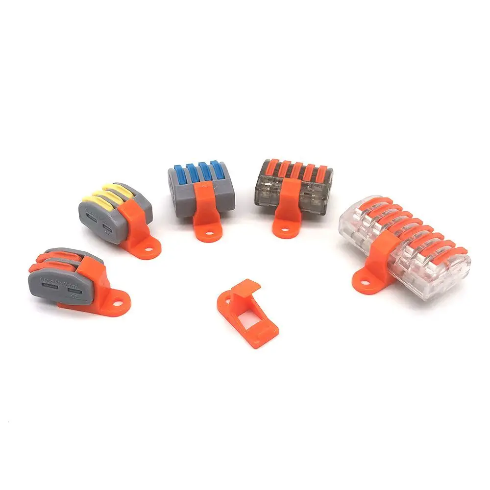 Mini Fast Boxed Wire Connector pin-222 Compact Conductor Spring Wiring Connector Conductor Push-in Terminal Block