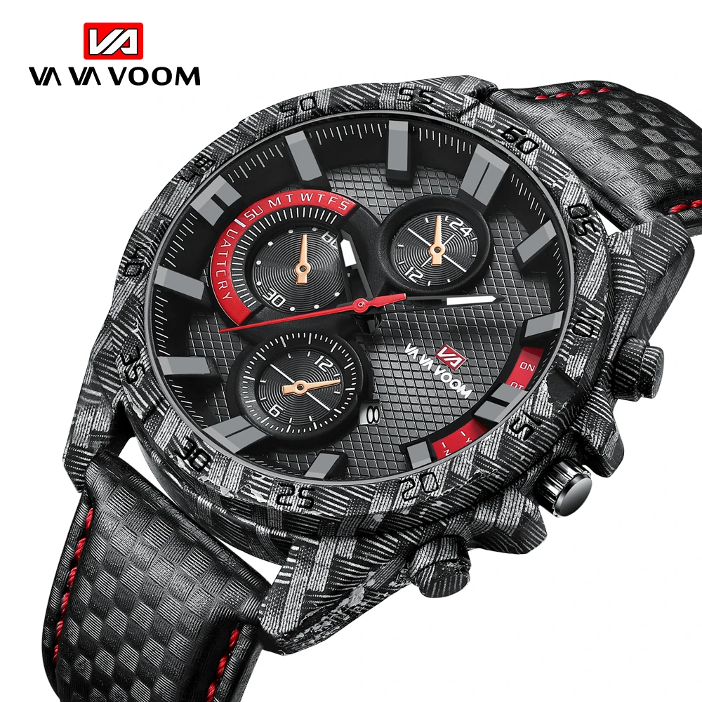Relogio Masculino Sports Style Highquality Movement Simple Fashionable Leather Strap Waterproof Calendar Men Quartz Wristwatches