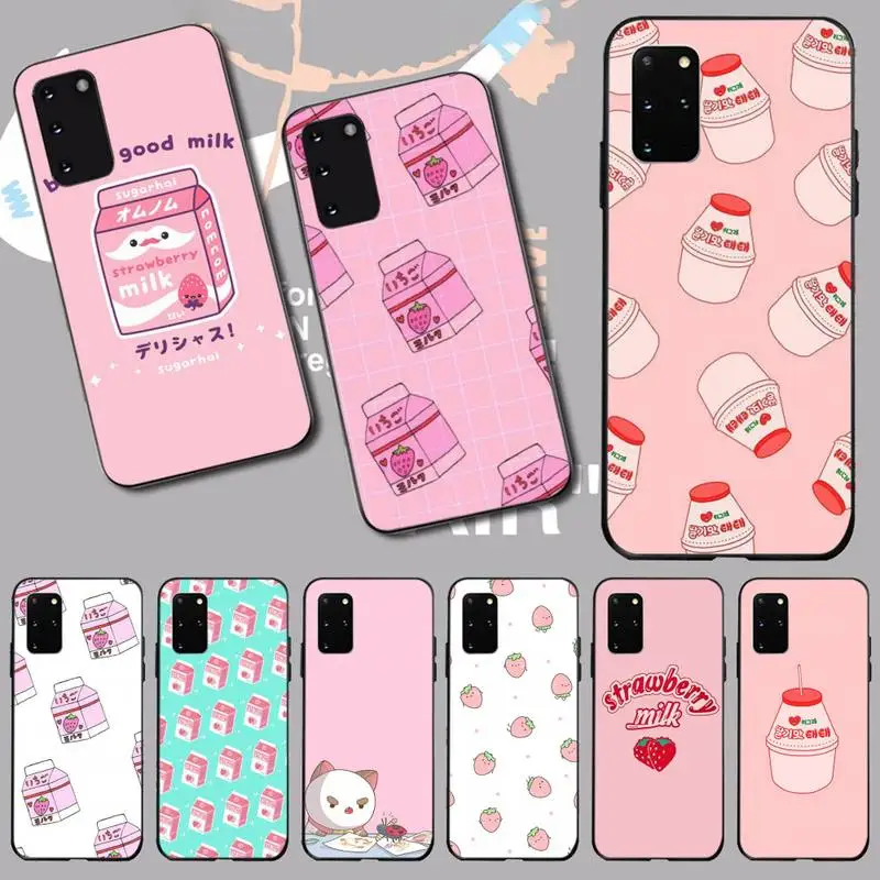 NBDRUICAI Kawaii японский клубника молока пользовательские фото мягкий чехол для