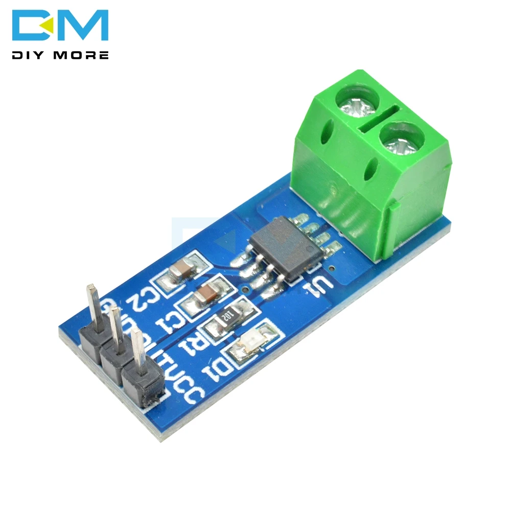 5A Диапазон Текущий Новый Сенсор модуль ACS712 модуль для Arduino борту ACS712ELC-05B Pin 5 В Мощность индикатор