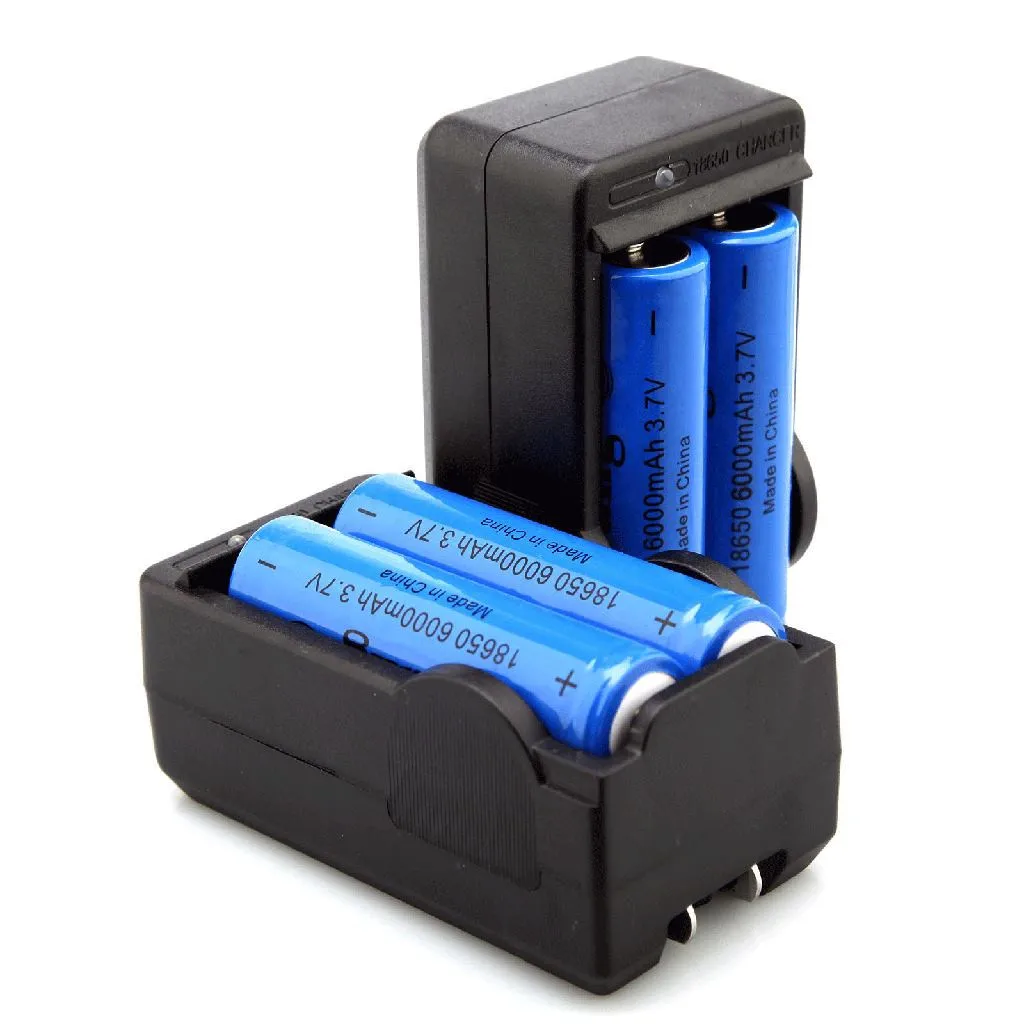 4 шт 6000mAh 18650 литий-ионная аккумуляторная батарея 3,7 v+ 2 шт зарядное устройство US портативная Удобная аккумуляторная батарея аккумулятор