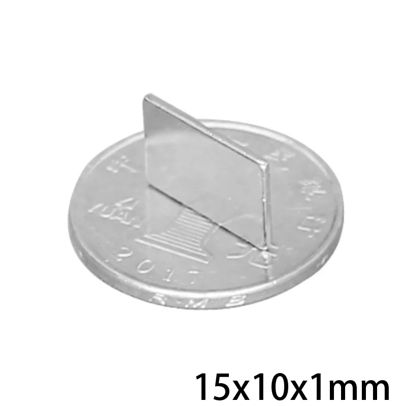 50~ 1000 шт 15X10X1 мм блок мощный магнит 15*10*1 мм объемный лист неодимовый магнитный 15x10x1 мм сильные постоянные ndfeb магниты