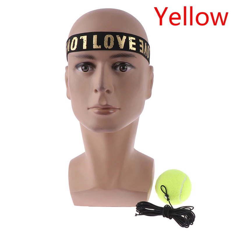 Цвет: желтый Muay Tai Exercise Equipment Sports Accessories Boxing Reflex Ball Head Band Fighting Speed Training Punch Ball - Цвет: Цвет: желтый