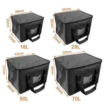 

Food Delivery Bag Waterproof Insulated Reusable Grocery Bag Buffet Server Warming Tray Lunch Container Pizza Box.