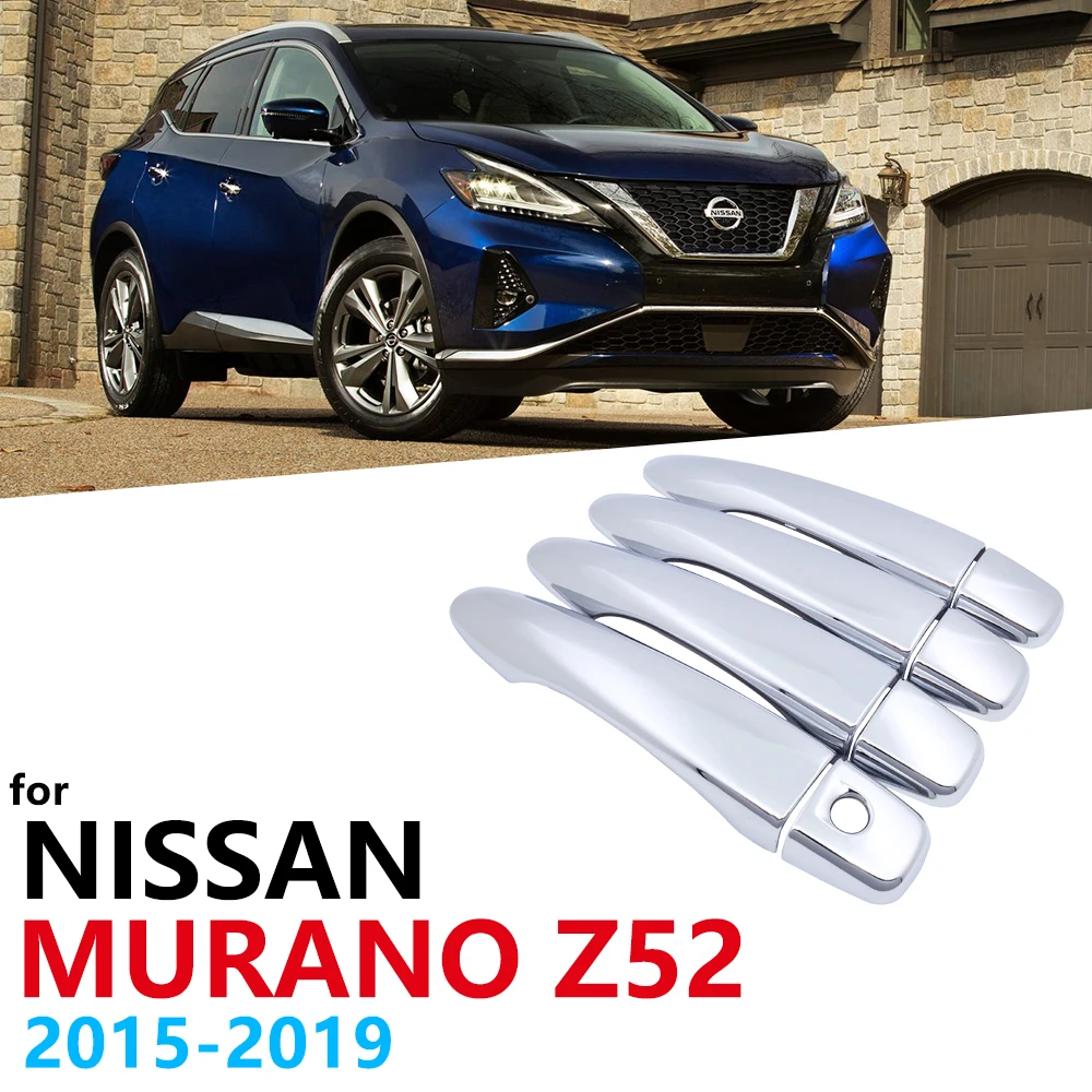 Роскошная хромированная крышка ручек для Nissan Murano Z52 52 2015 ~ 2019 аксессуары наклейки