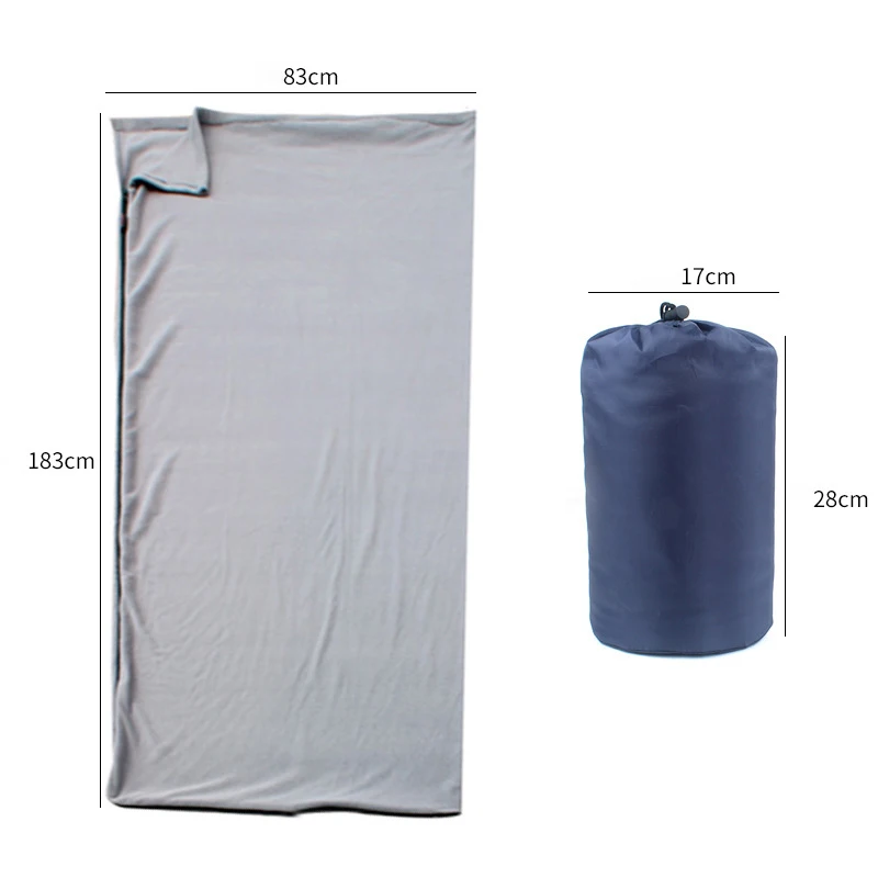 Сверхлегкий Многофункциональный портативный весенне-зимний теплый флисовый спальный мешок для кемпинга, Путешествий, Походов, спальный мешок