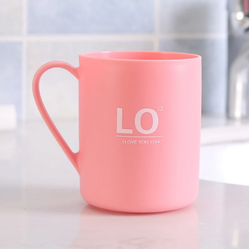 New Arrival Bathroom Couple Brushing Cups Mugs Eco-friendly Toothbrush Cups Plastic Wash Cups Water Cups