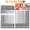 11pcs 12pcs Security Bit Set Tamper Proof Screwdriver Drill Bit Screw Driver Bits Torx Flat Head 1/4