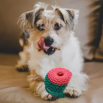 

Dog Bite Resistance Chewing Toy TPR Leaking Food Funny Frozen Toy Design Cooling Dog Summer Toy Pet Supplies