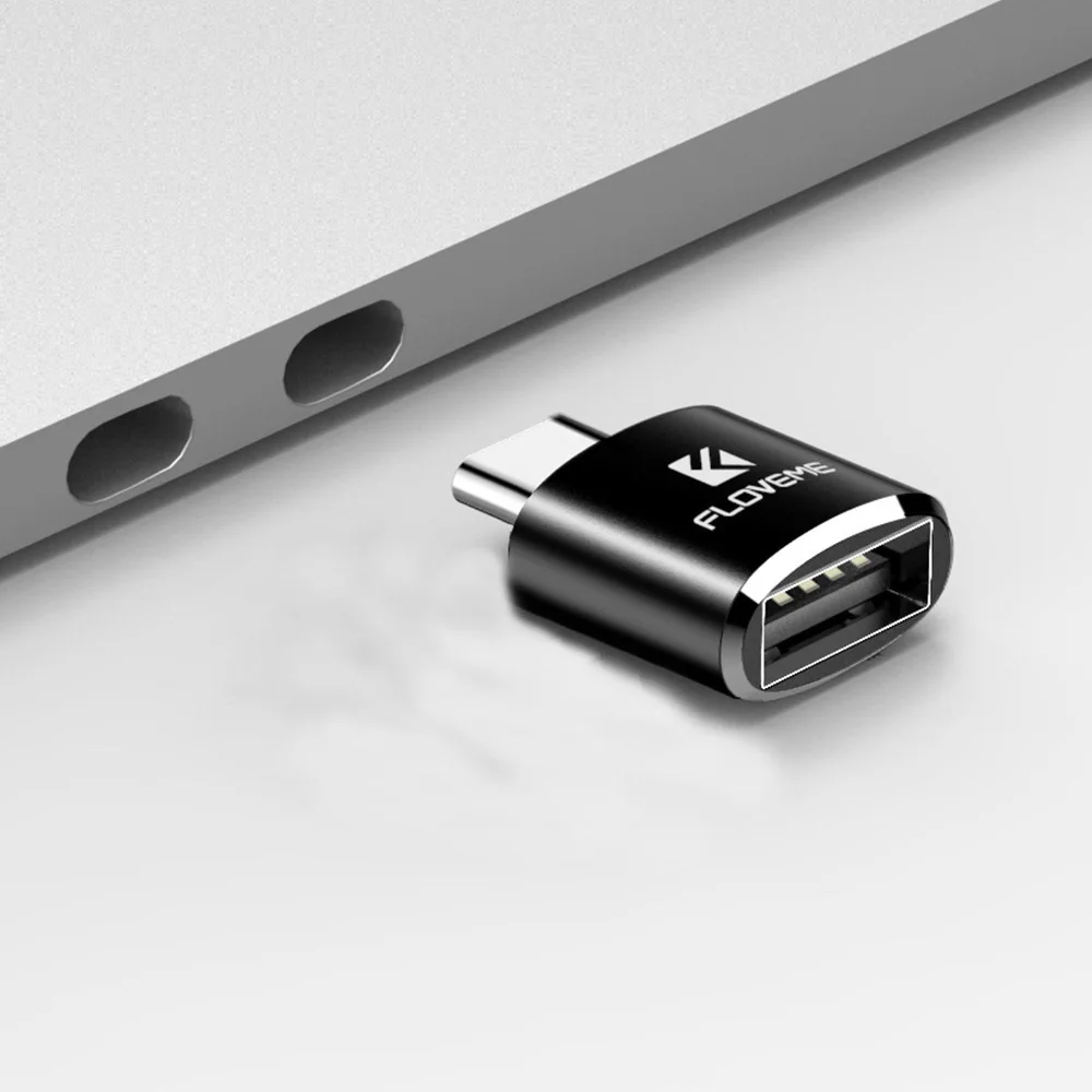 FDBRO FLOVEME type-C USB 2,0 Мужской адаптер конвертер зарядное устройство type-c мобильный телефон(для поддержки функции OTG) планшетный компьютер