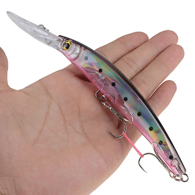 1PCS Big Minnow Long Lip Hard Bait Artificial 170mm 24g Deep Diving Fishing  Lure Plastic Wobbler Quality Hooks Pesca Crankbait - AliExpress