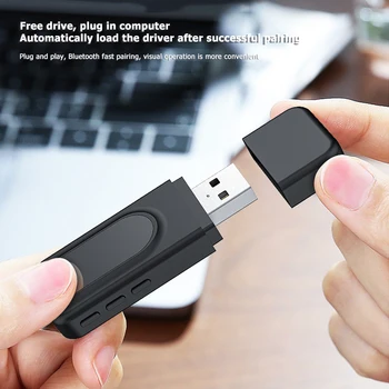 

USB AUX Bluetooth Adapter Receiver TV PC Car Transmitter Audio Dongle Kit for Outdoor Parts Personal Car Accessories