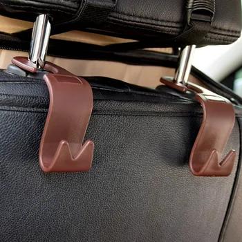 

High Quality 4 Pcs/set Car Seat Back Hook Car Vehicle Back Seat Headrest Organizer Practical Hook Durable Hot Sale
