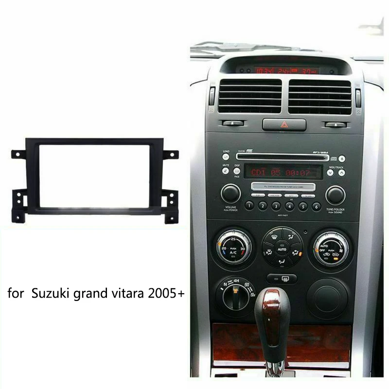 Для Suzuki Grand Vitara 2005- автомобиля 2Din аудио панель модификация панели DVD навигационная Панель рамка автомобиля Fascias стерео радио Pa