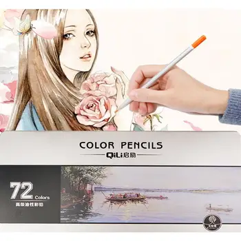 

72/48/36 Multi Color Pencil Kit with Iron Box Packing Set