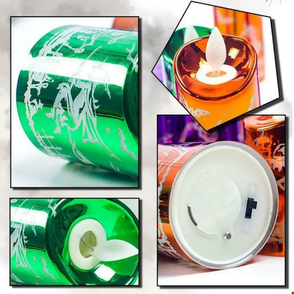 Large SizeLED Candle Lamp Simulation Small Candle Lighting Decoration Halloween Party light Decoration Creative Holiday Lighting