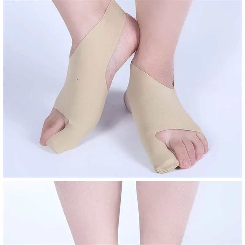 1 Pair Bunion Toe Straightener Bandage Hallux Valgus Corrector Foot Care Orthosis Support
