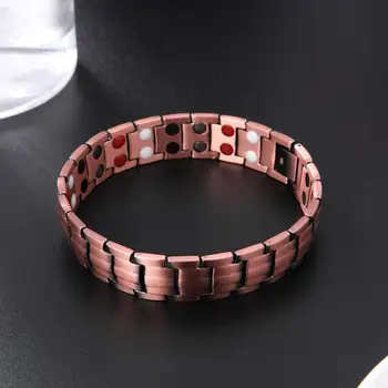 

Skyrim Pure Copper Health Magnetic Bracelet Vintage Energy Balance Therapy Bracelets Weight Loss Bangles Jewelry Gift for Men