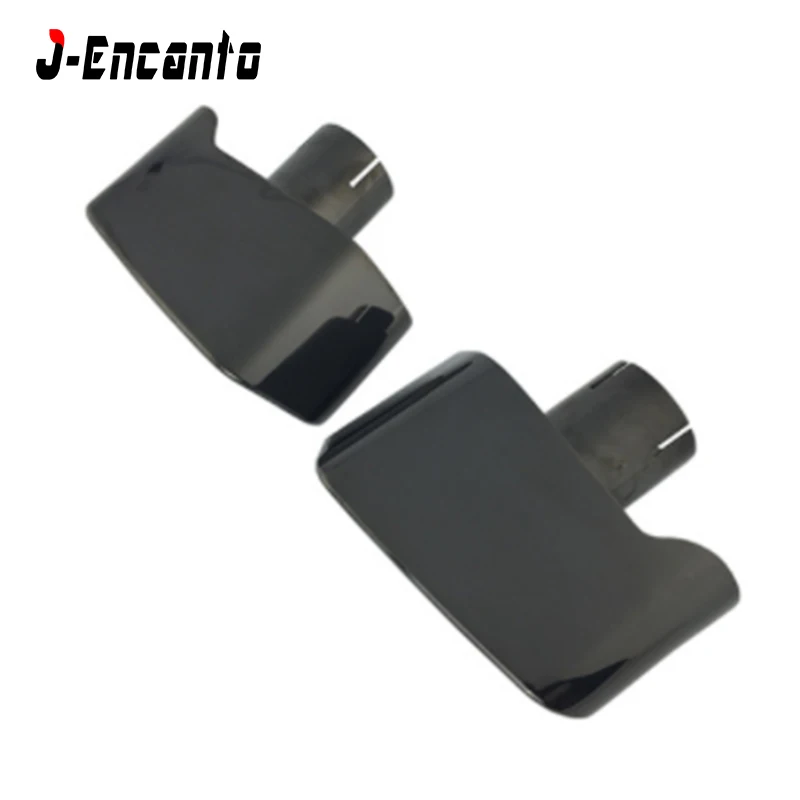 cheap F18 Top Quality 304 Stainless Steel Black Chroming Car Exhaust Pipe Muffler Tip For BMW 5 Series F18 F10 2013 2014 Accessories