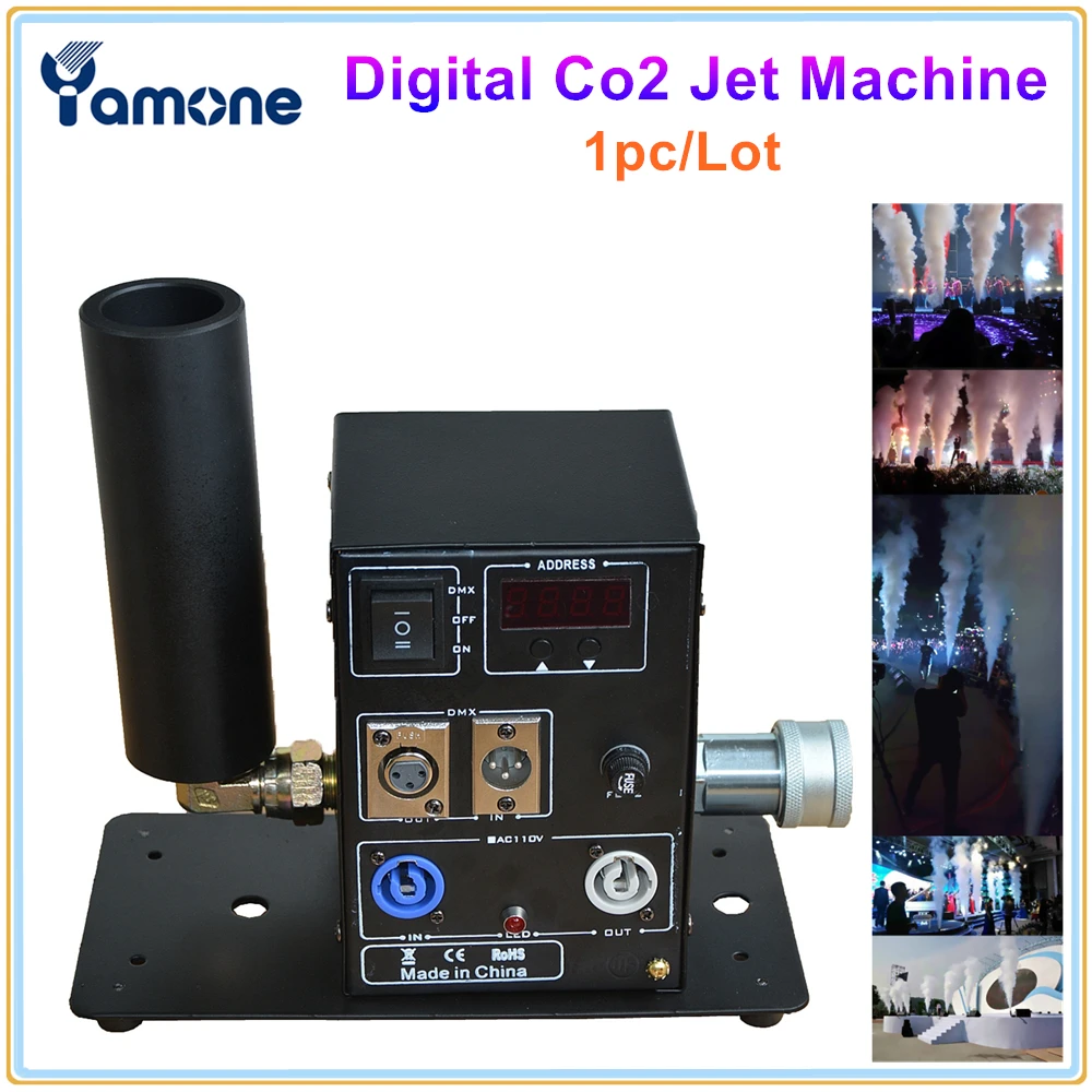 

1pc/Lot Powerful Mini Digital Co2 Jet Machine Disco CO2 Smoke Machine DMX 512 Cryo Jet Bar Stage Special Effect Equipment