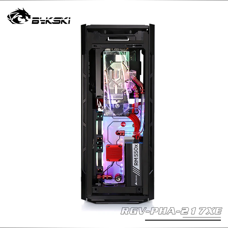 Bykski RGV-PHA-217 акриловая водная доска для Phanteks 217ex ПК корпус для охлаждения воды решение использовать для RGB/A-RGB освещения