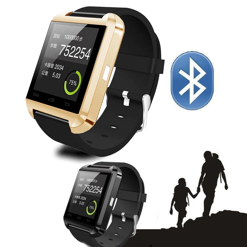 

U8 Bluetooth Smart Watch Men Wristwatch Digital Wristwatches With Sleep Monitor Remote Camera Pedometer For IPhone Samsung phone