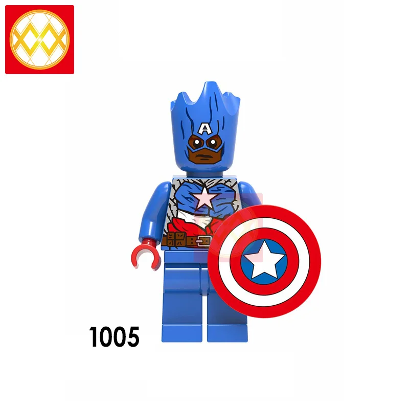 Темно-серый 20 шт. KT1031 Капитан Америка Marvel Супер Герои агент Гидры Мстители эндшпиль строительные блоки Модель Кирпичи Детские игрушки - Цвет: Темно-серый