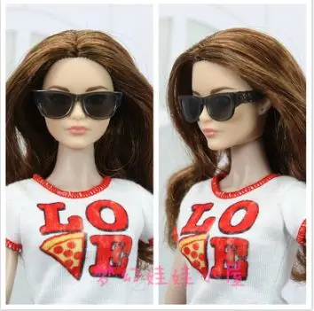 Оригинальные кукольные солнцезащитные очки/разные стили, модные разноцветные аксессуары для 1/6 куклы Barbie Kurhn GiftToys для девочек - Цвет: 12