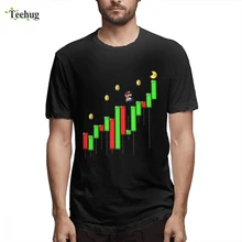 Супер Марио футболка Forex Фондовый рынок валюты трейдер инвестиций Футболка Топ дизайн Новое поступление, горячая Распродажа с круглым вырезом футболки