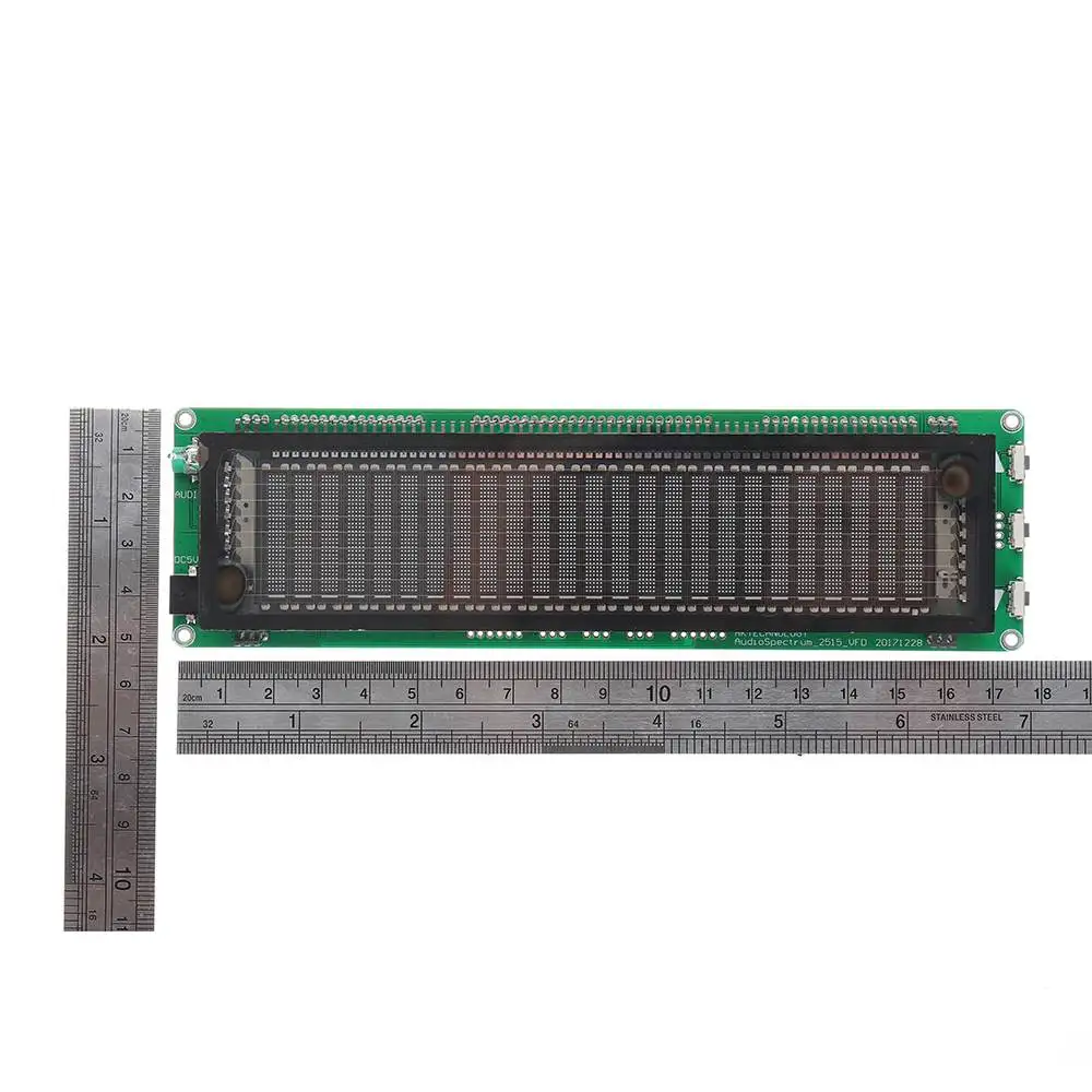 LEORY DIY AK2515 VFD набор индикаторов музыкального спектра звуковых частот 15 уровень VU метр экран усилитель дисплея доска часы регулируемая
