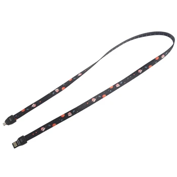 

Cell Phone Lanyard Strap Micro-USB Charging Cable, 33.5 inch Ruler Lanyards Neck Charger Cord for Phone / Keys / Keychain / Work